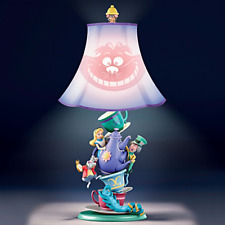 Bradford Exchange Disney Alice In Wonderland Mad Hatter's Tea Party Lamp picture