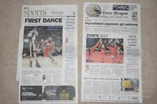 Zion Williamson Debut New Orleans Pelicans Advocate Newspaper 1/23/20 1st Dance picture