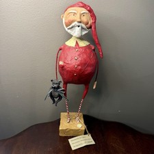 Vintage Lori Mitchell Sleepytime Santa 11.5