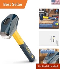 2lb Mini Sledge Hammer with Non-Slip Fiberglass Handle for Comfort & Precision picture