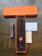 Hermes Seriel Keychain Orange Silver Limited 2009 Used Excellent picture