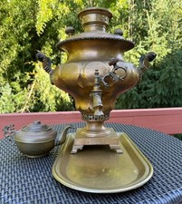 Big Heavy Antique Imperial Russian Samovar Tea Urn (tampak) picture