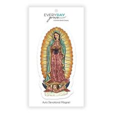 Our Lady of Guadalupe Auto Magnet Lot of 24 Size 4.5 in H Share Favorite Saint picture
