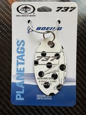 MotoArt Planetags Boeing 737-200 White/Black Gradient Dots #940 SOLD OUT picture