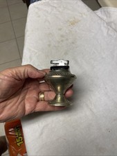 Vintage sterling silver Table Lighter Pedestal Base Weighted w/ Removable Insert picture