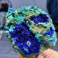 300G BEST Natural Azurite/Malachite crystal minerals specimens D492 picture