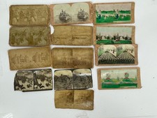 Antique Stereoview Lot 13 Webster Albee Keystone Hand Colored Stereograph Card#6 picture