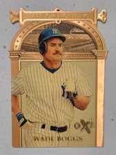 Wade Boggs 1997 EX 2000 Baseball Hall or Nothing #6 Die Cut Yankees HOF picture