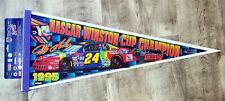 Jeff Gordon #24 - 1995 NASCAR Winston Cup Champion Pennant - 30in - Nice picture