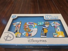 Disney D23 Marketplace Expo 2026 Walt Disney World 1971 Pin Set LE 200 IN HAND picture