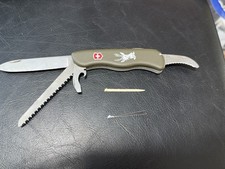 Victorinox Swiss Army Hunter 111mm Side Lock Olive Green picture