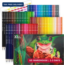 80 Colored Pencils Set, Oil-Based Soft Core for Adult Coloring Books, Profession picture