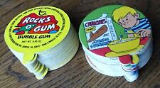 1971 Topps Rock O' Gum Comical Lids (round cards) lot of 55 (may be set) picture