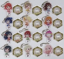 Love Live Nijigaku Deformed Acrylic Keychain Set of 12 Japan picture
