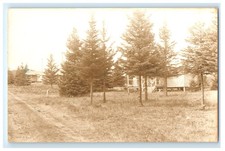 Rangeley Lakes Manor Camps Cabins Rangeley Maine ME RPPC Postcard (NM8) picture