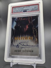 Topps 2000 X-Men The Movie Wolverine Hugh Jackman Auto PSA 7/AUTO 10 picture