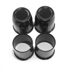 4Pcs 3.19inch Stainless Trailer Wheel Center Caps Push Through Center Hub Cap... picture