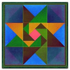 TRIANGLE BLUE QUILT BLOCK PATTERN 18
