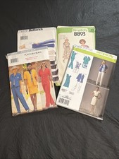 Mixed Lot (4) VTG Simplicity/Butterick Patterns Plus-Sizes Misses Separates UC picture
