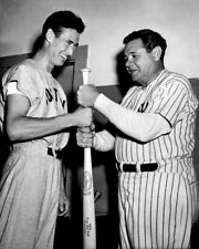 New York Yankees BABE RUTH and Boston Red Sox TED WILLIAMS 8x10 Photo Print picture