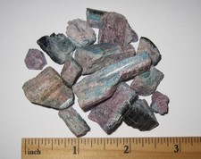 16 SMALL RARE NATURAL ROUGH PINK & BLUE TOURMALINE CRYSTALS BRAZIL 60.4grams *2 picture