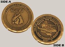 Huey II Search and Rescue Medevac Subyugare Inimico Challenge Coin M#2 picture