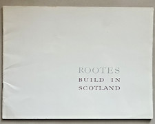 Rootes Build in Scotland Rootes Car Brochure - Hillman Imp 1963 VERY RARE picture