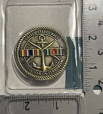 Coin - US Navy Global War On Terrorism Color Coin - New With Case  picture