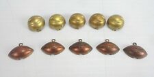 (Lot of 10) BRASS & BRONZE SPORTS CHARMS - Five each of Two different charms picture