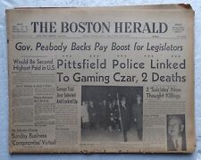 April 2, 1963 Boston Herald Newspaper - Jimmy Hoffa RFK Duke Snider Alabama Fix picture