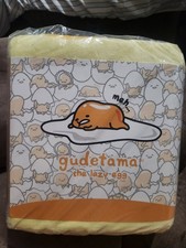 Sanrio Gudetama The Lazy Egg Fleece Blanket Lazy Is The New Busy 2024 Twin 62x90 picture