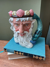 Royal Doulton Neptune Character Beer Stein Ceramic Mug for Beer picture