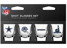 NFL Dallas Cowboys 2oz Shot Glasses Set 4 Pack picture