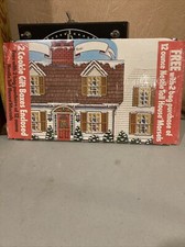 LOT OF 8 VINTAGE 1982 NESTLE COOKIE BOX GIFT HOUSES NEW OLD STOCK picture