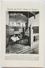 1926 Henry Ford's Stairway Dearborn Halftone Print Automotive History Ephemera picture