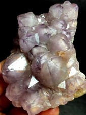 160g WOW Tibet Super Elestial Skeletal Amethyst Quartz Crystal &Pyramid i451 picture