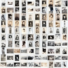 ID'd x100 LOT c1940s Clark School Students Snapshot Photos Rural Soldier Family picture