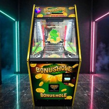 2026 Self Filling Hopper Coin Quarter Pusher Machine w/ Changer Bonus Hole picture