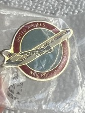 Vintage UNITED Airlines wide body maintenance lapel pin tie tack NEW picture