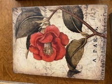 Sid Dickens Memory Blocks - Vintage, T-404 ~ Red Camellia picture