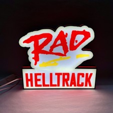 RAD HellTrack BMX Bike Movie Logo Light Box 3D Printed USB LED Lamp Neon Sign picture
