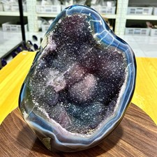 10.44LB High quality rare gummy candy colored crystal cluster sample energy picture