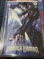 Absolute Wonder Woman 22 Jim Lee Signed Trade $10 FLAT COMBINED SHIPPING picture