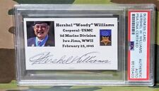 Hershel Williams PSA/DNA Autographed Signed Business Card Marines Medal of Honor picture