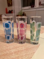 MCM set of 3 Cerve Italy geometric tall shot glasses/shooters picture