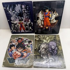 LOT OF 4 Vintage Dragon Ball Z DBZ Folder Binder 2000 Bird Studio Shueisha Toei picture