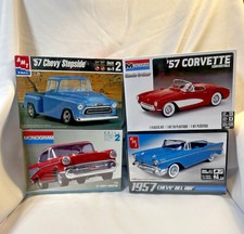 AMT / Monogram (4) Lot Of ‘57 CHEVY - model kits NEW In FACTORY SEALED BOX’s picture