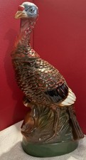 Vintage 1975 No. 4 Wild Turkey Ceramic Decanter Austin Nichols 101 Proof Empty picture