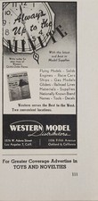 1948 Print Ad Western Model Toy Distributors Flying Models,Race Cars Oakland,CA picture