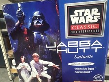 STAR WARS JABBA THE HUTT / SLAVE GIRL LEIA STATUETTE LE 3878/5000 APPLAUSE MIB picture